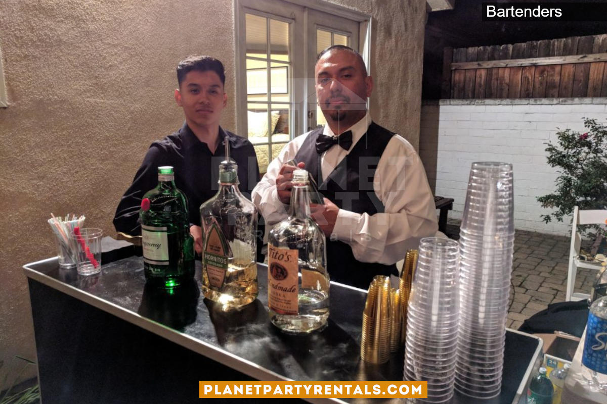 Bartenders/Servers Event Rentals Luxury Picnics